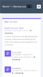 Mobile Screenshot of moviefilmreview.com